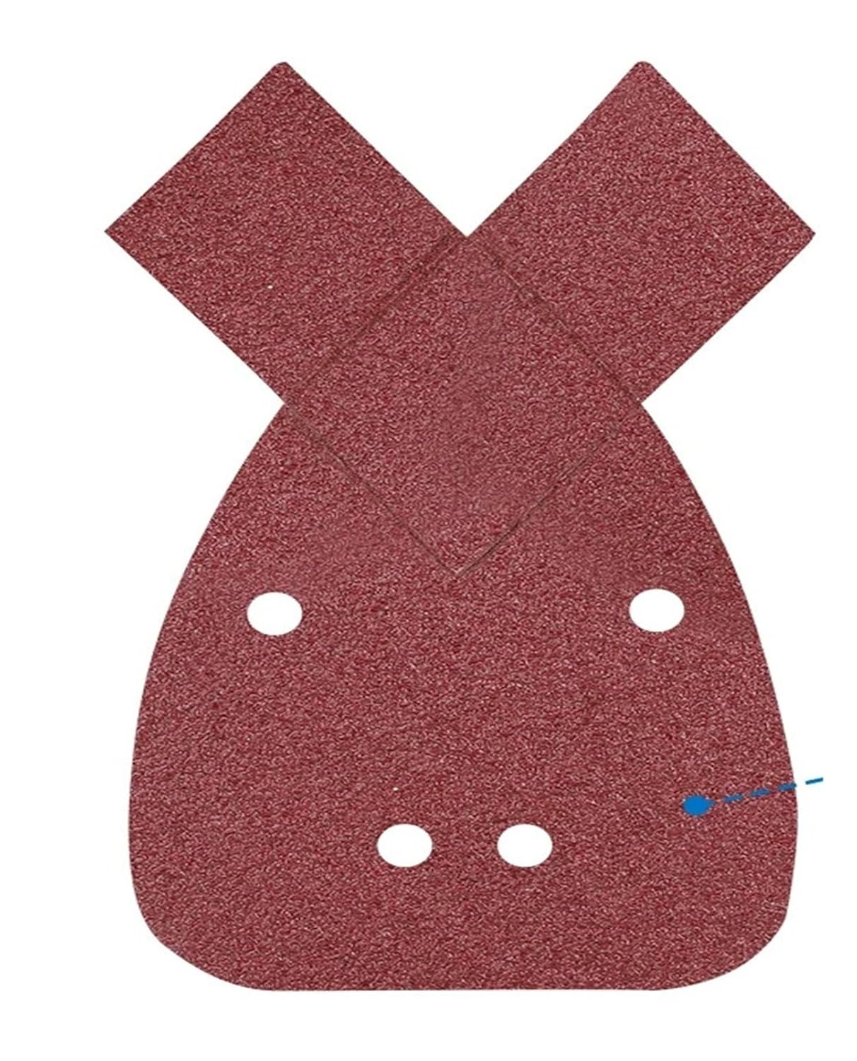 10/40pcs 4-Hole Sander Paper Grain Size 40/80/120/240 for Black & Decker Detail Palm Sander(40pcs)