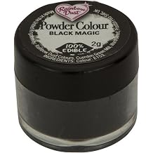 Rainbow Dust Powder Colour Edible Cake Decoration - Black Magic