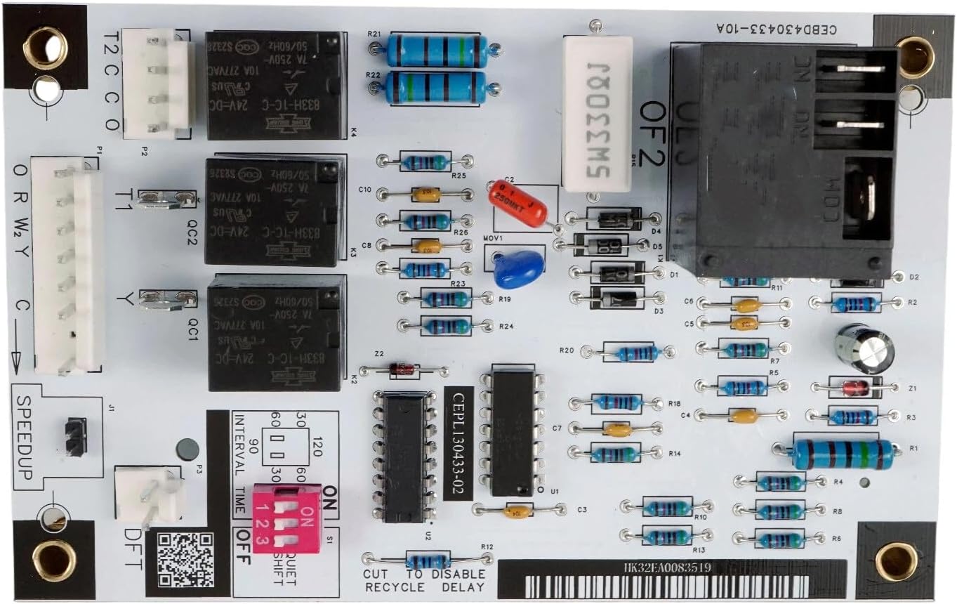 LittleFlower Defrost Control Board CEBD430433-10A Compatible with HK32EA003 HK32EA008 CES0130076-00 Control Board Replacement for Bryant/Payne/Carrier