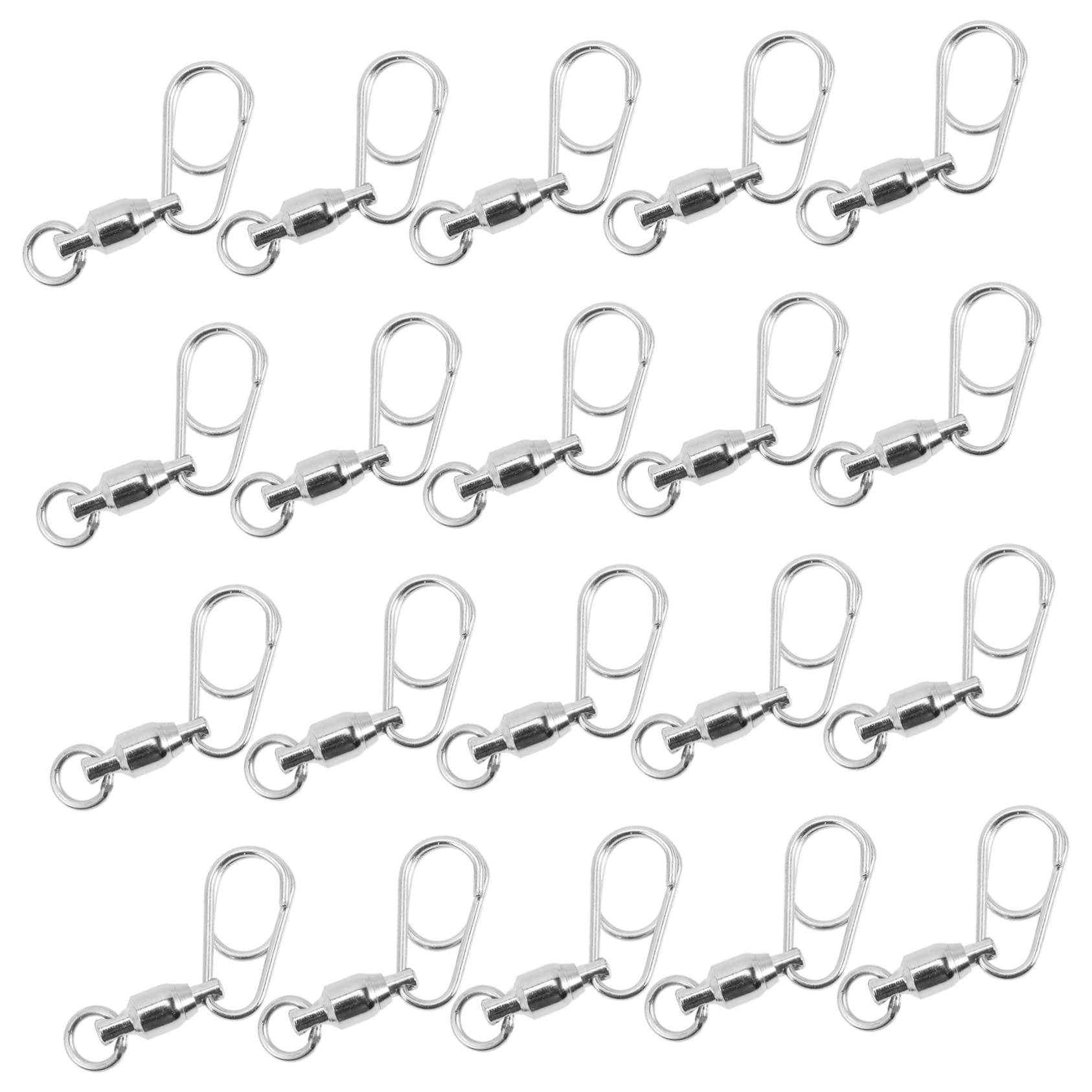 BESPORTBLE 90pezzi Rotanti Inossidabile Per Girella Per Accessori Collettori Resistenti e Facili Usare Per