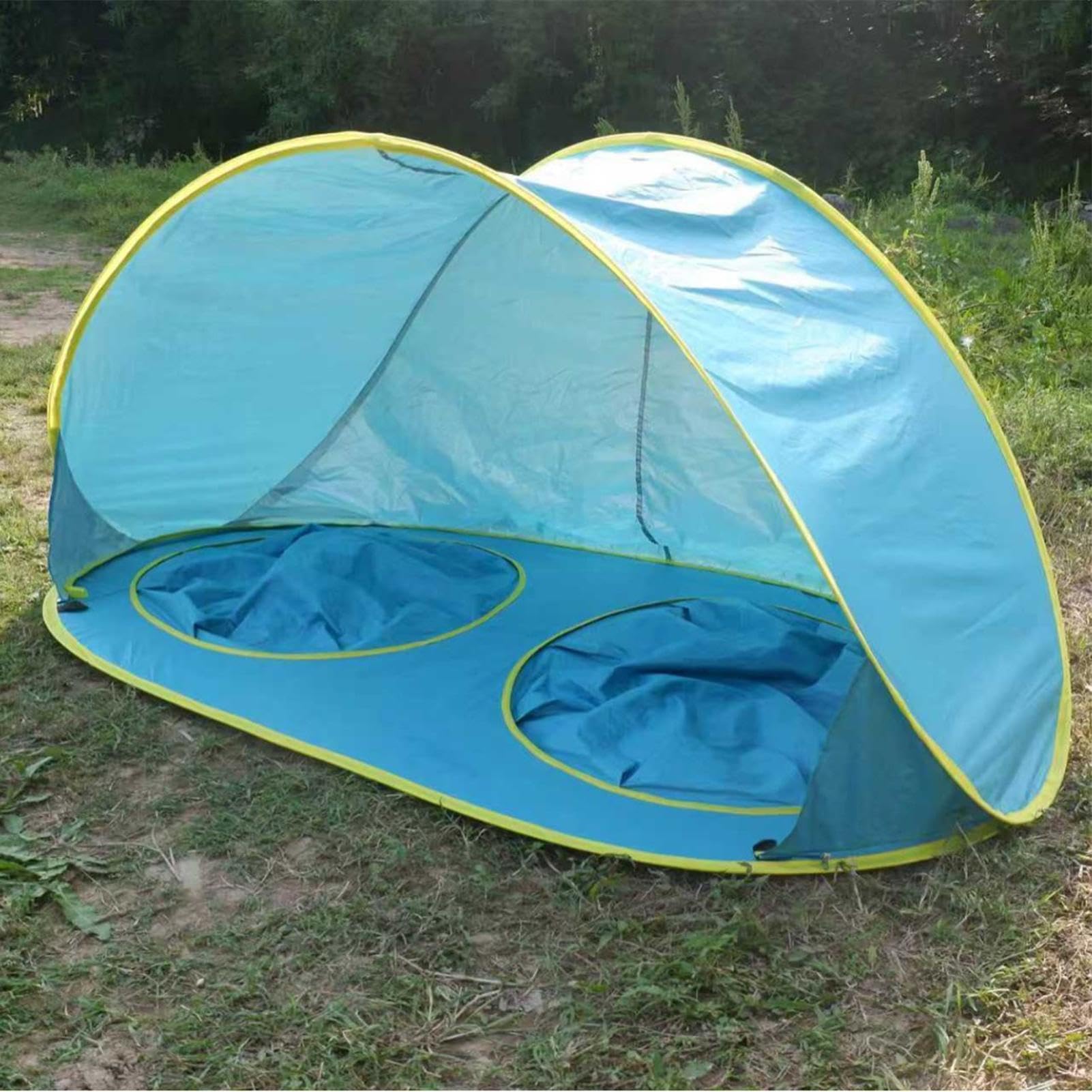 Tente de Plage pour Protection UV Portable avec | Tente de Camping pour Piscine Idéale pour Centre de Loisirs Été Extérieur