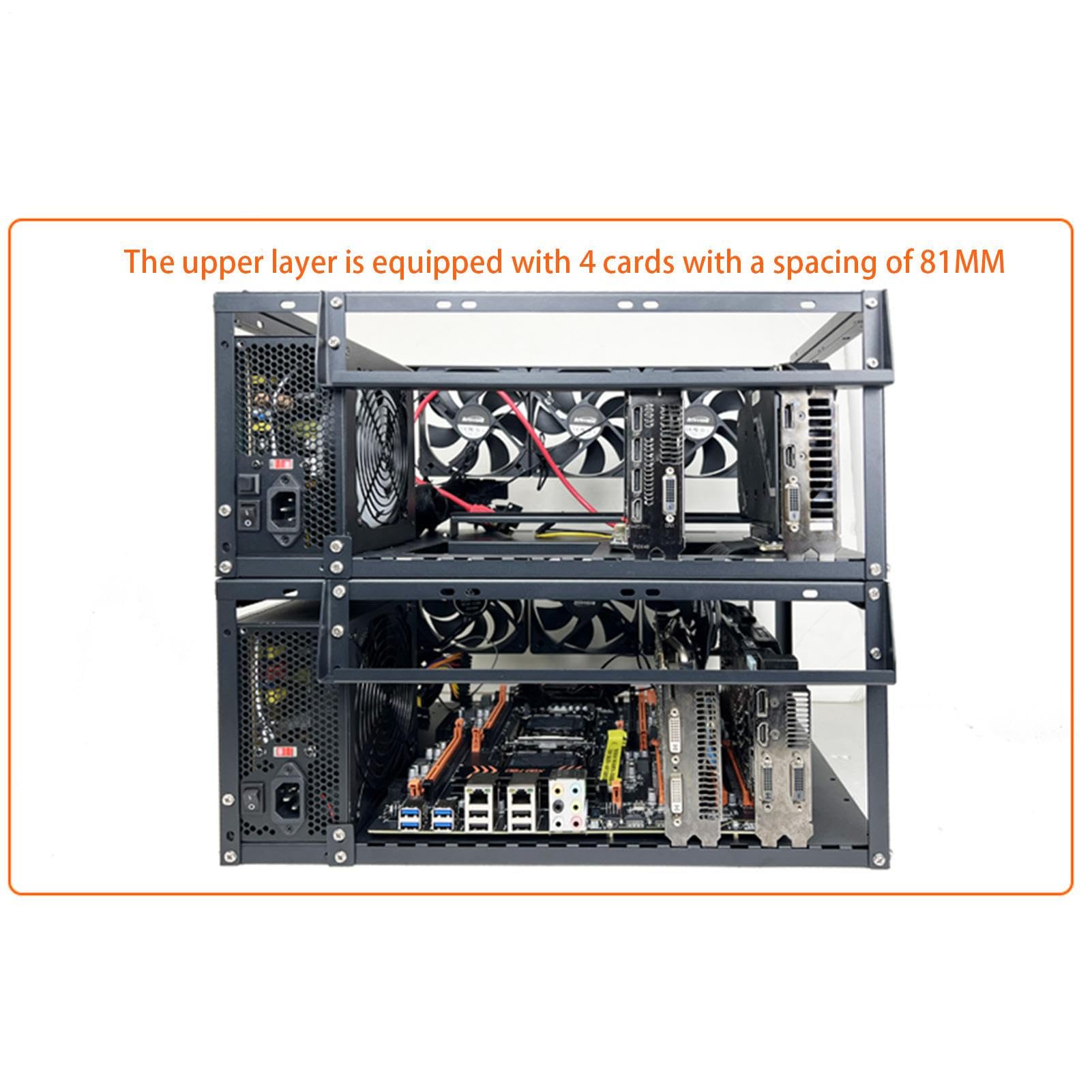 Case PC Gaaming - Custodia Toower RGB, pannello in vetro temperato | ventilato con gestione dei cavi e slot di espansione ideale per costruzioni personalizzate e configurazione di