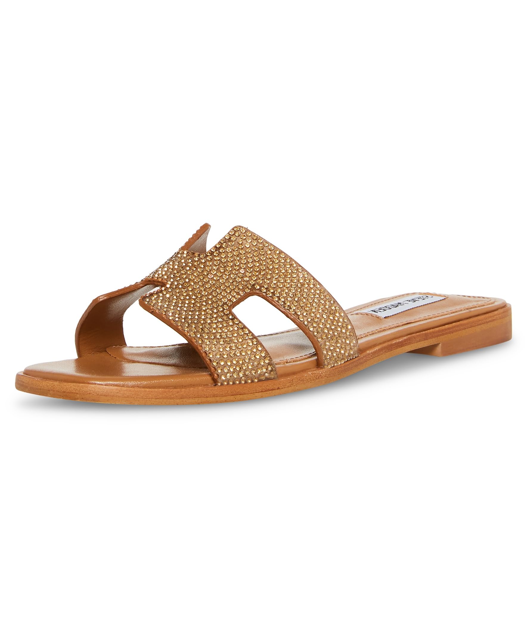 Steve Madden Women's Hadyn Sandal, Bronze Rhinestone, 4.5 UK
