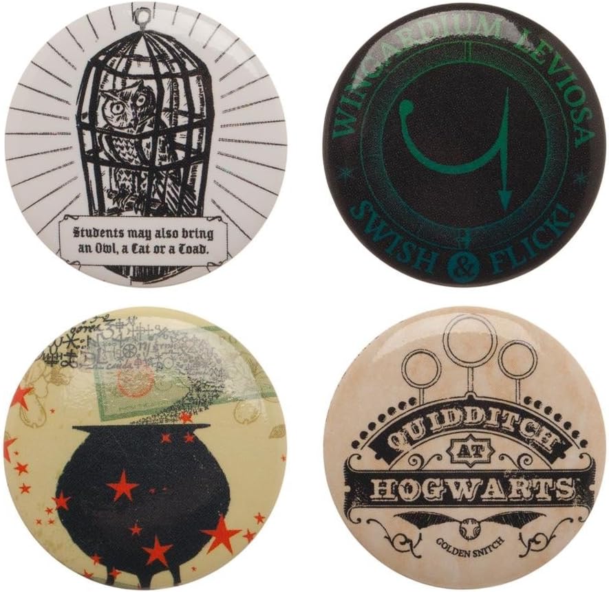 Harry Potter Lapel Enamel Metal Mini Pin Badge Set