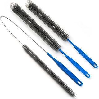 MBJRFU Flexible Drain Cleaning Brush Set - Long Pipe Snake for Hair Clogs, Toilet, Sink, Sewer & Dryer Lint Remover
