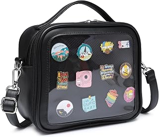Ita Bag Kawaii Crossbody Purse Bag Messenger Clear Shoulder Bags Pin Display Bag