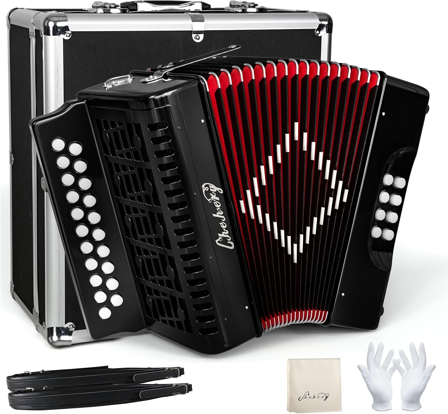 21 Keys 8 Bass Accordion for beginners and adults