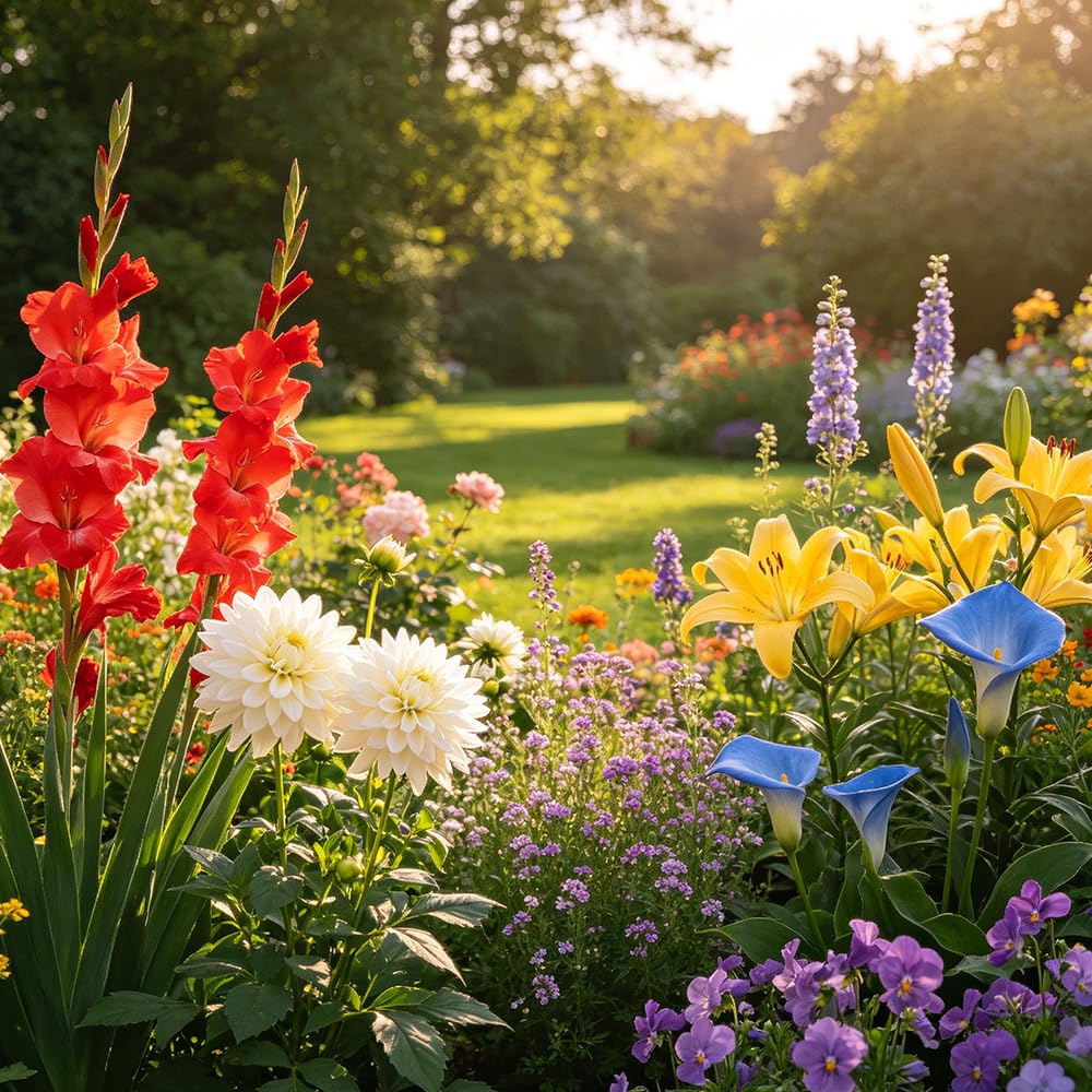 FioriRizoma multicolore - giardino balcone primavera d'appartamento esotiche 30Bulbi