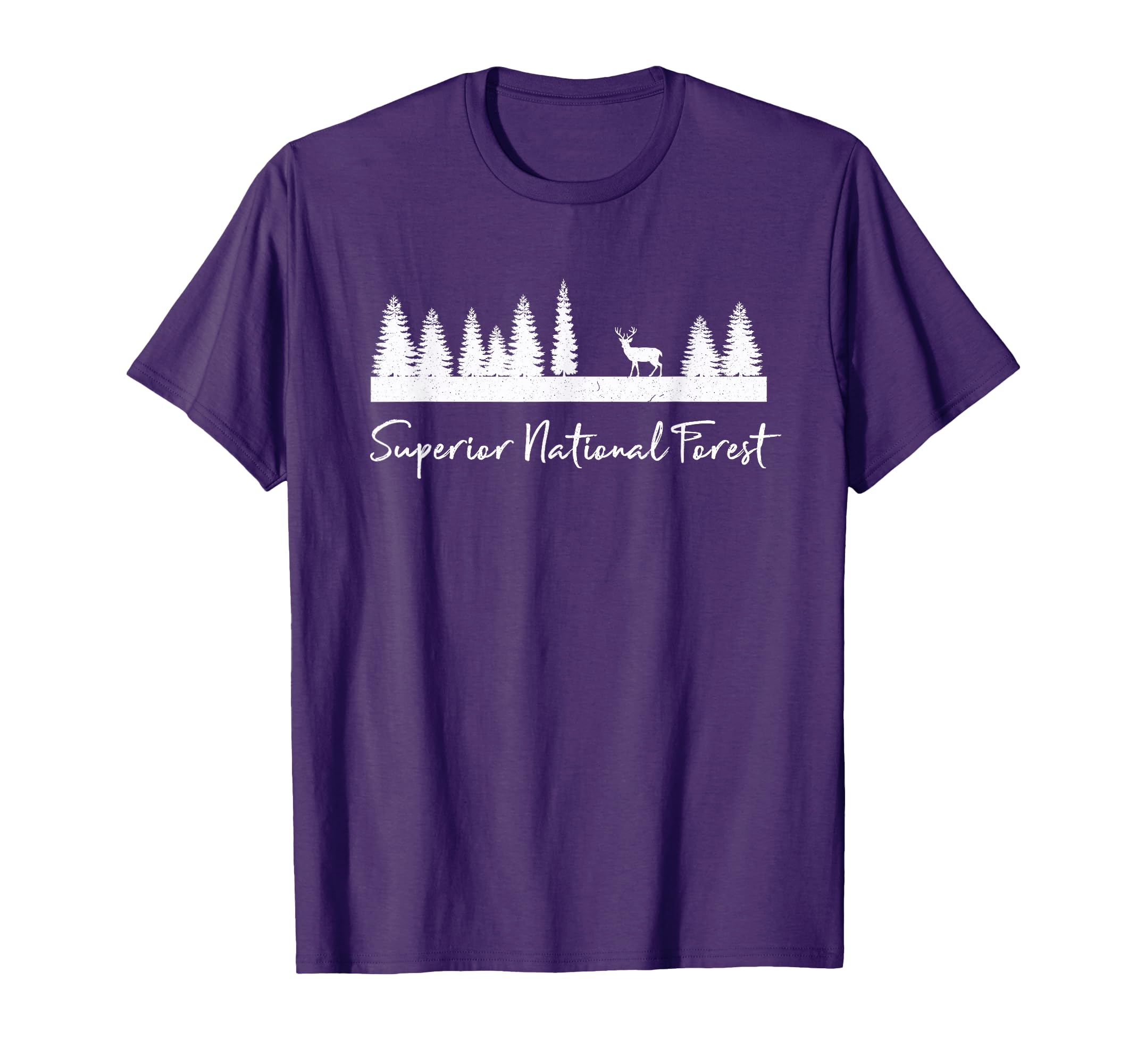 Superior National Forest Camp Campground Deer Camping Hiking T-Shirt
