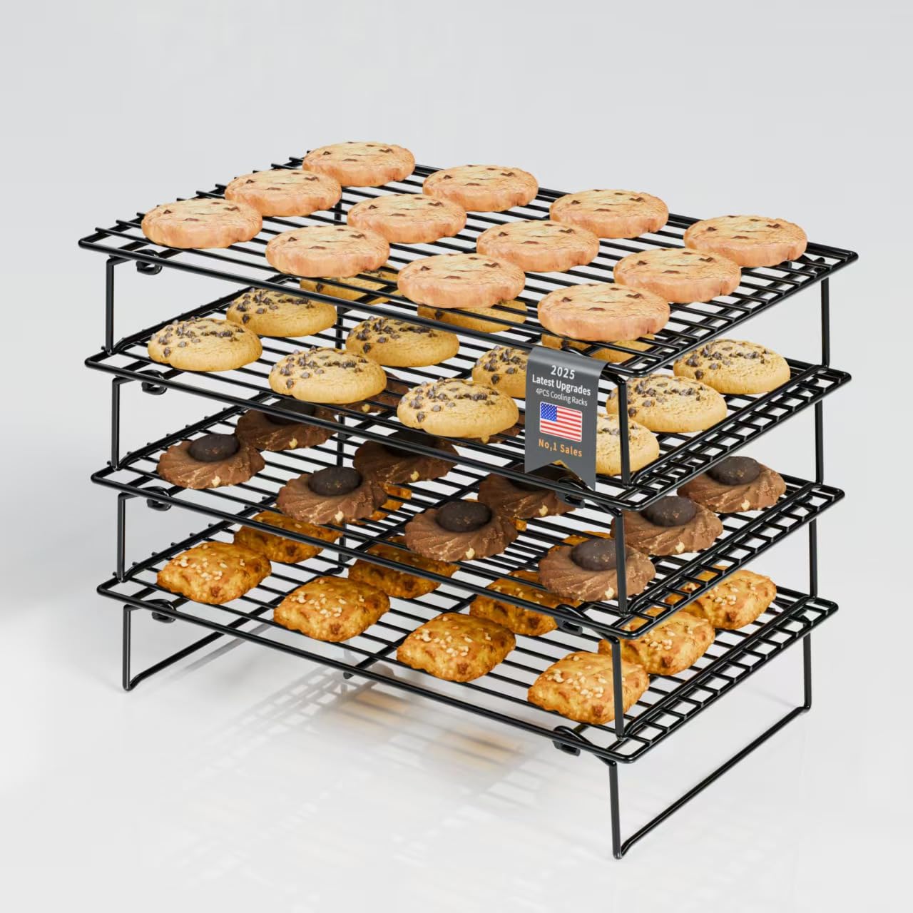 lot de 4 grilles refroidissement et