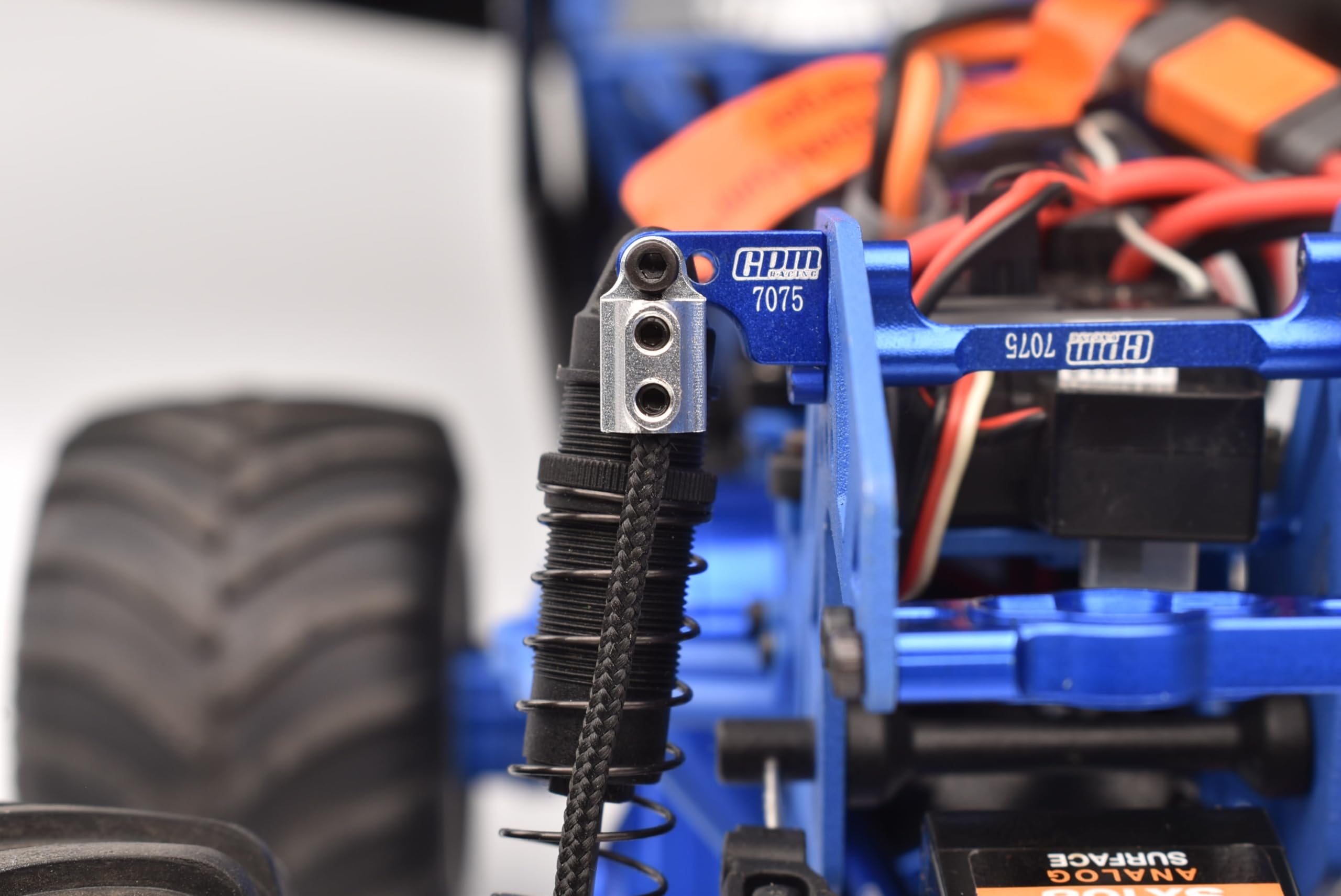 Front & Rear Suspension Travel Limit Straps for Losi 1/18 Mini LMT