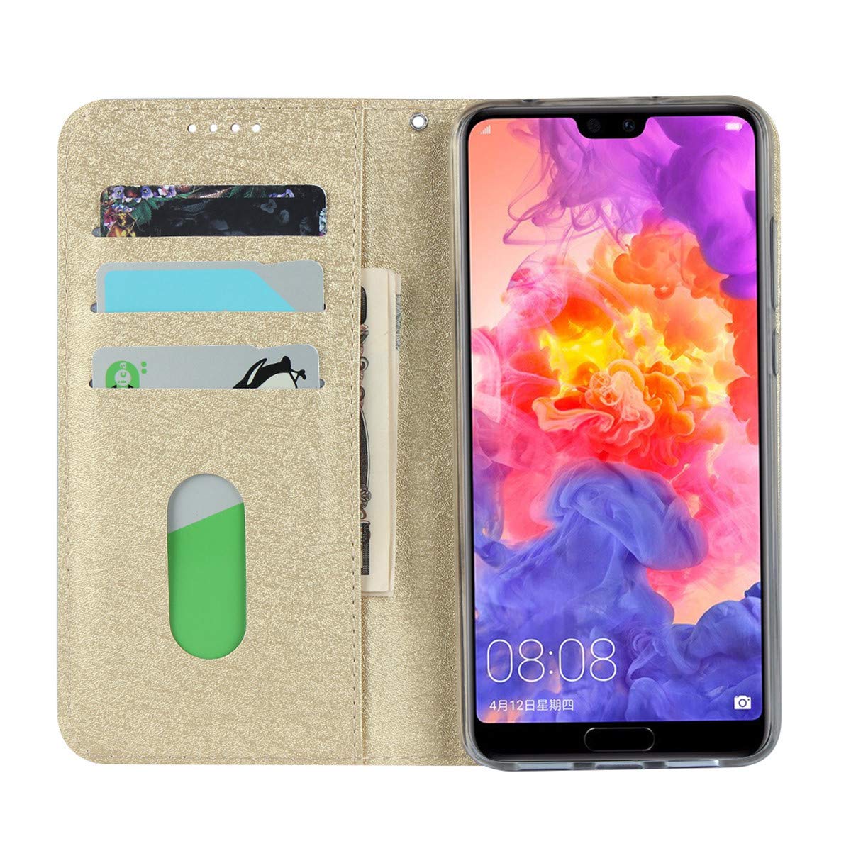 Amazon.co.jp: Zouzt Flip Case for Huawei P20 Pro HW-01K (6.1-Inch