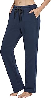 Sponsored Ad - SPECIALMAGIC Women Yoga Sweatpants Pajama Wide Leg Cotton Drawstring Lounge Pants Leisure