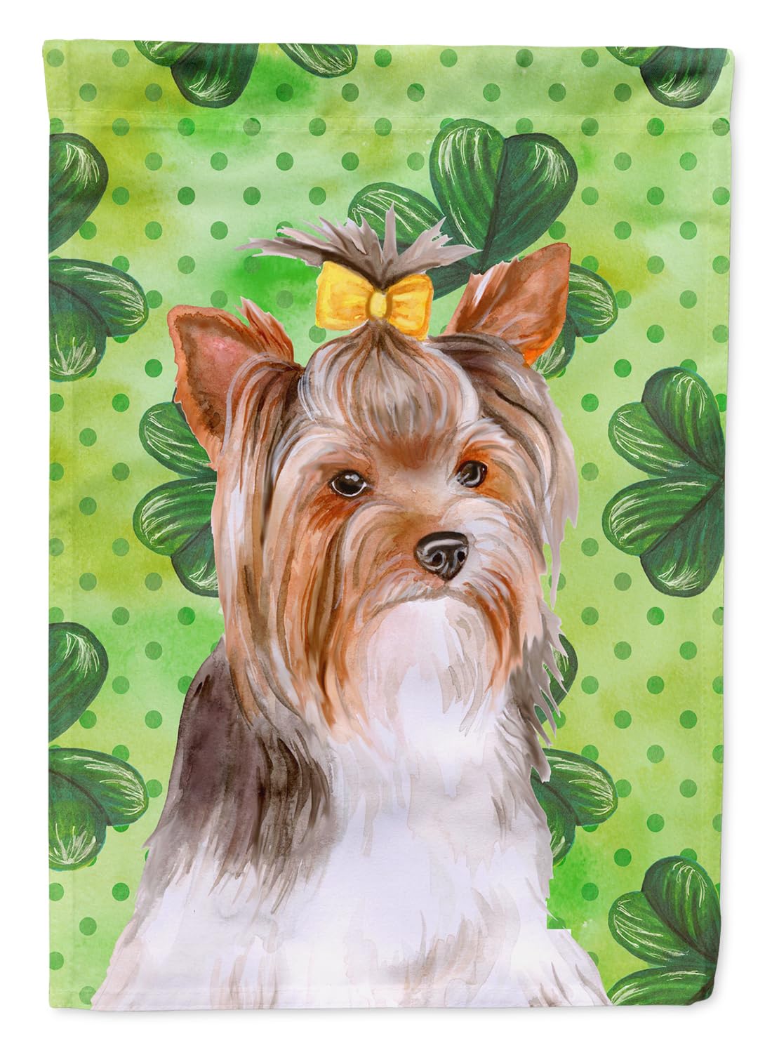 Drapeau Yorkshire Terrier Caroline's Treasures St Patrick taille S