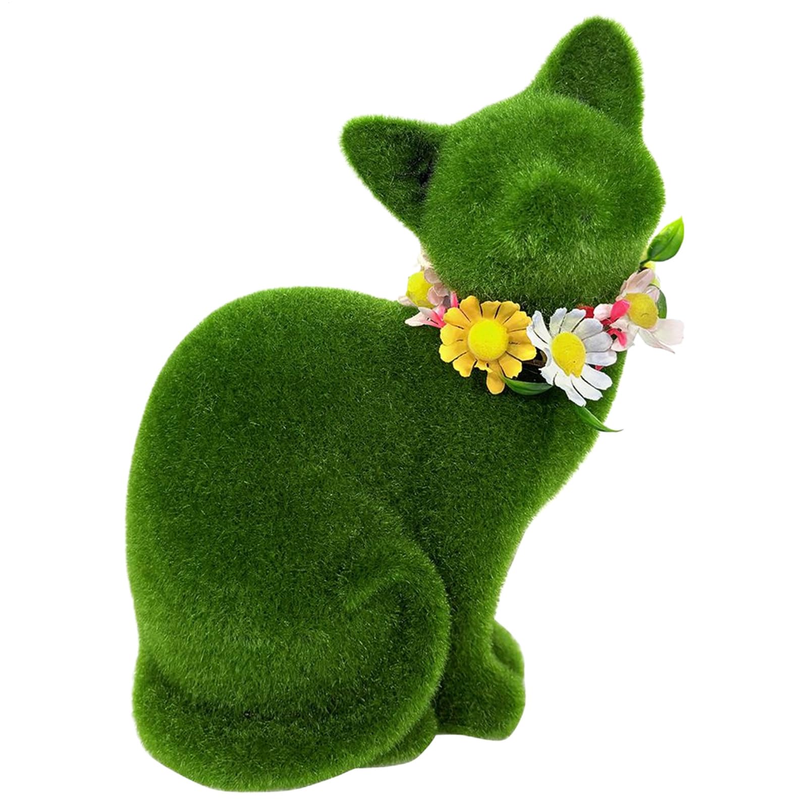 Sculpture de chat adorable pour intérieur et extérieur idée cadeau originale