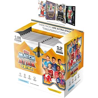 Topps UCC Match Attax Extra 2026 - Full Box - Contains 32 Match Attax Extra Packs (12 Cards Per Pack) Includes One Guaranteed