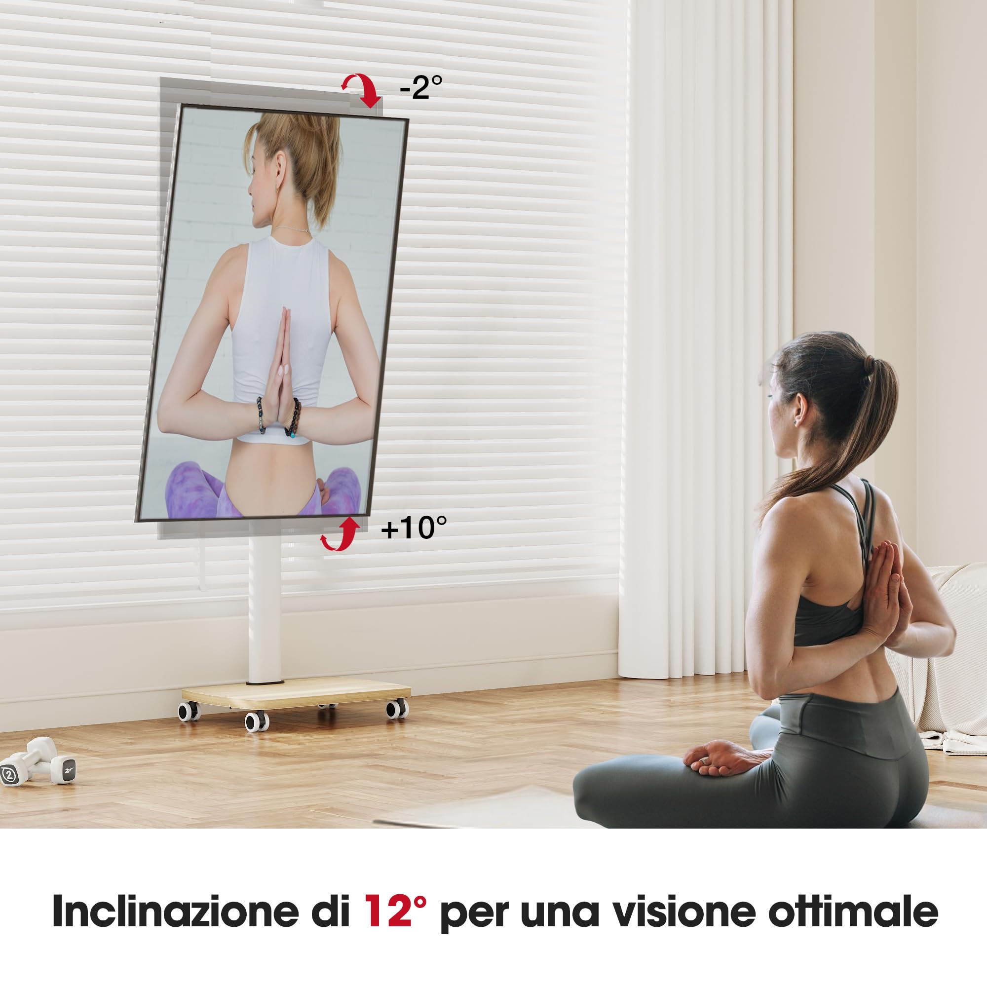 Stand Verticale e Orizzontale per TV - Regolabile 19-42 Pollici - Dettaglio