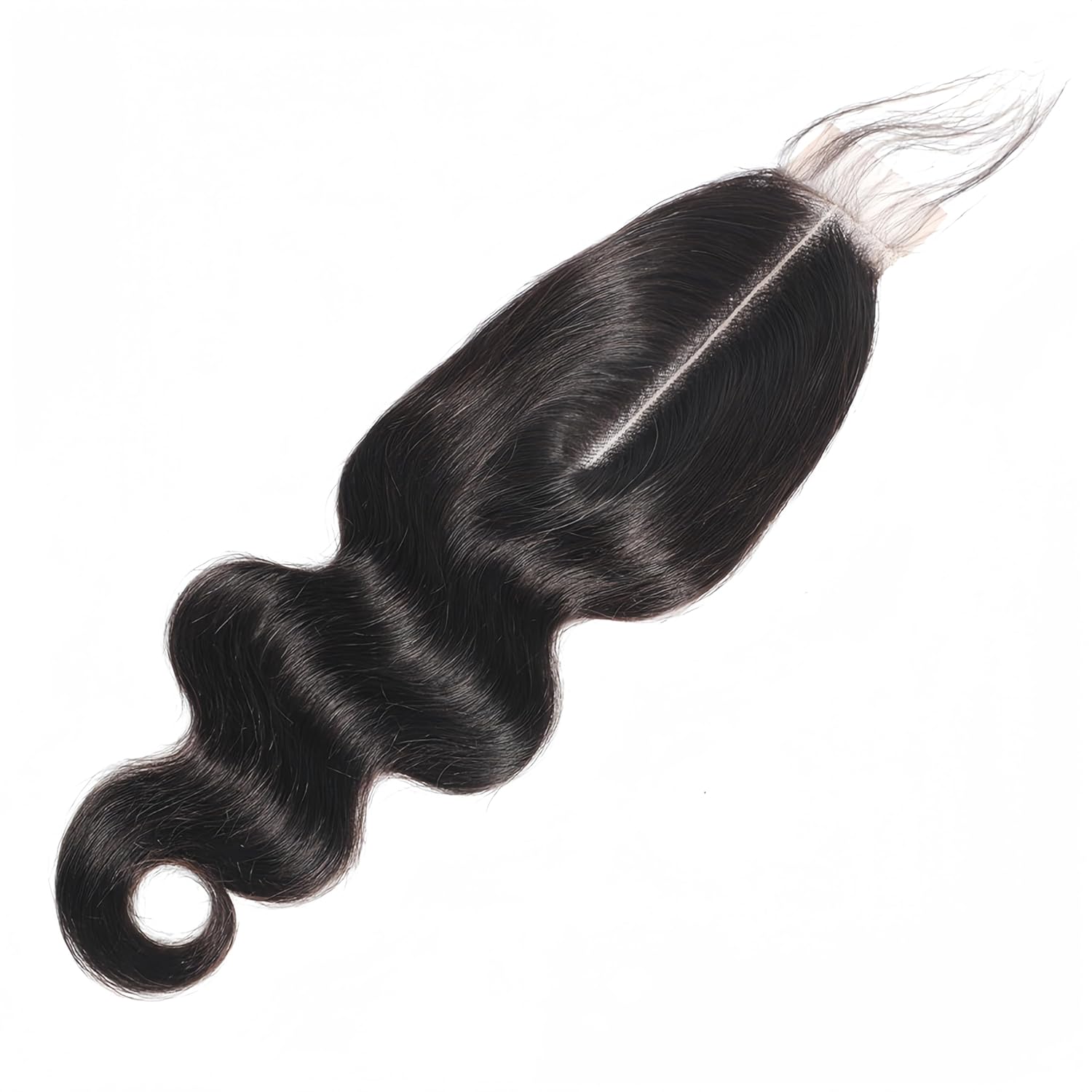 Middle Part 2x6 Lace Closure Body Wave Remy Human Hair Wavy Lace Closure with Baby Hair (18 inch)