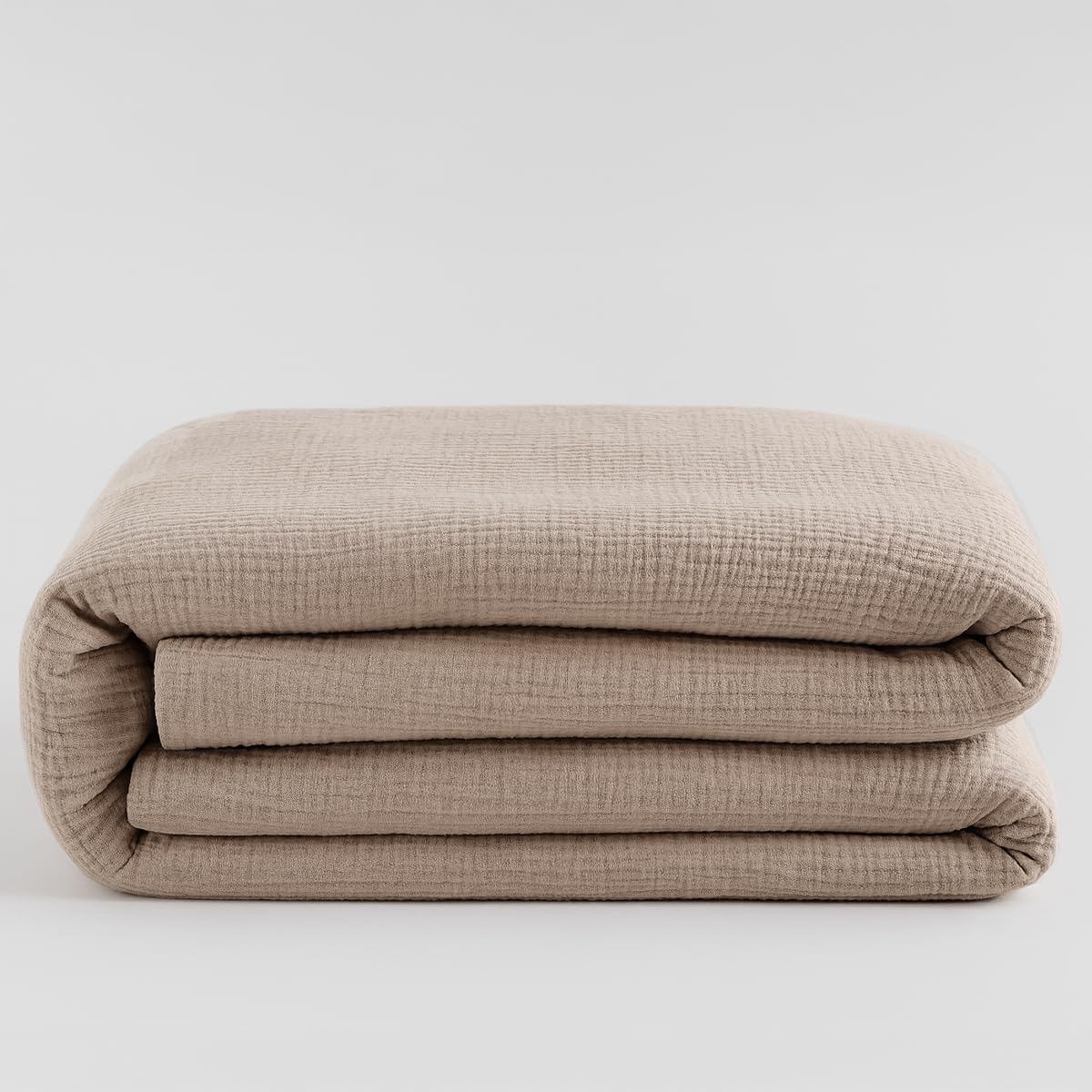 Ropa de cama de muselina transpirable para noches frescas de verano