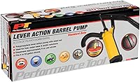 Vista 9 de Performance Tool W54269 Bomba de Barril de Acción de Palanca de Propósito General Amarilla - Se adapta a tambores de 15 a 55 galones
