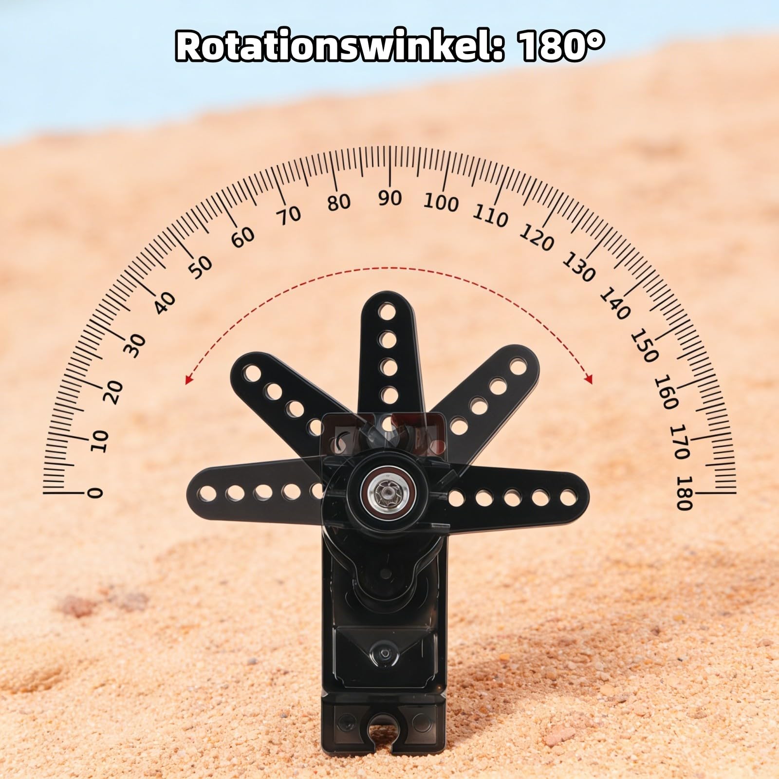 8 Stück MG90S 9G Mikro-Servomotor-Metallgetriebe-Kit, Mini-Servos für RC-Roboter, Autos, Boote, Hubschrauber, Flugzeuge, Arduino-Projekt-Servomotoren zur Steuerung