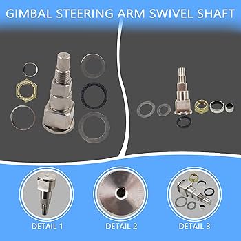 Amazon.com: labwork Gimbal Steering Arm Swivel Shaft Replacement Amazon.com: labwork Gimbal Steering Arm Swivel Shaft Replacement