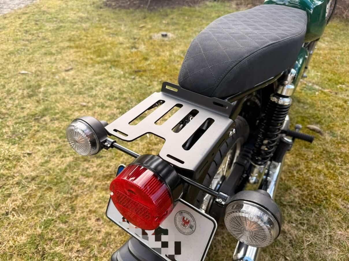 Gepäckträger „Rallye“ für Simson S50, S51, S70 – Stabiler Stahlträger, Custom Design, schwarz pulverbeschichtet (ohne Spanngurte)