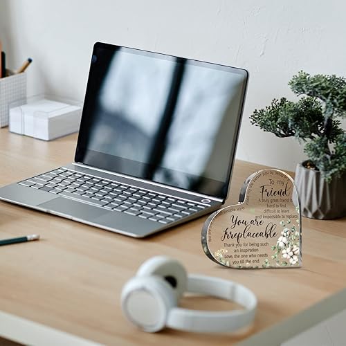 Vista 111 de Spiareal Regalos de amigos para mujeres, placa de amistad para mejor amiga, Acción de Gracias, Navidad, mejor hermana de flores, regalo