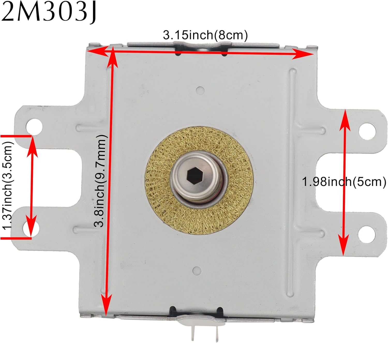 Original Genuine Product 1080w Magnetron 2M303J Air-Cooling Magnetron Frequency Conversion Microwave 5304521745 2M303J MA04W09000G