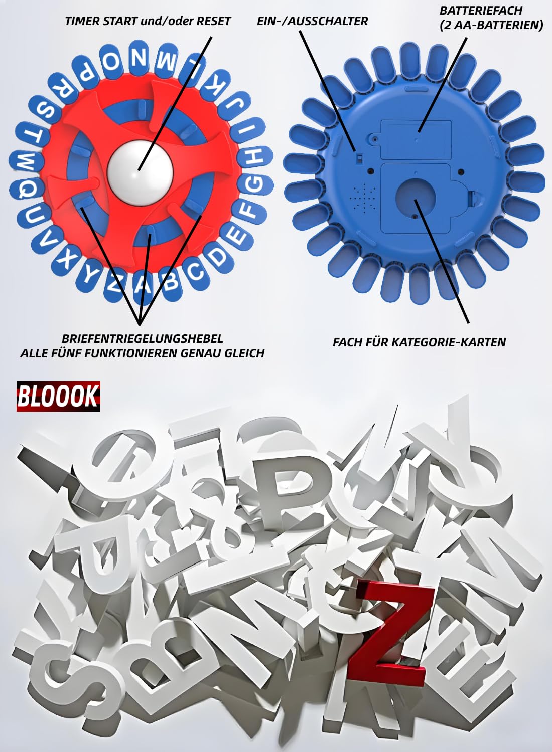 Wörter Sturm Spiel - Rasantes Wortspiel Für 2-8 Spieler Ab 8 Jahren