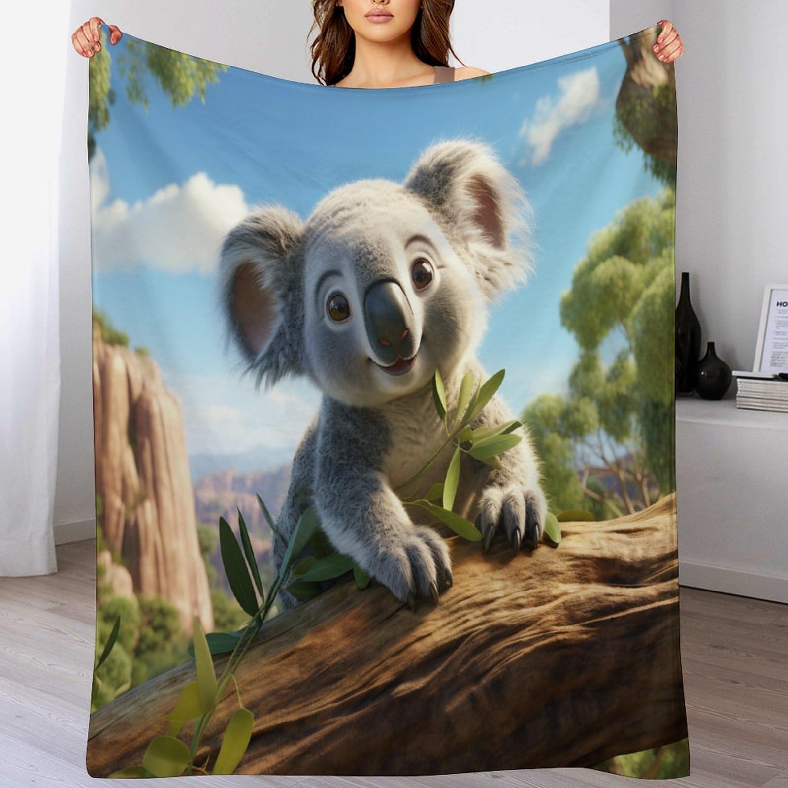 Couverture lit koala chaude pour des soirées cocooning confortables en hiver