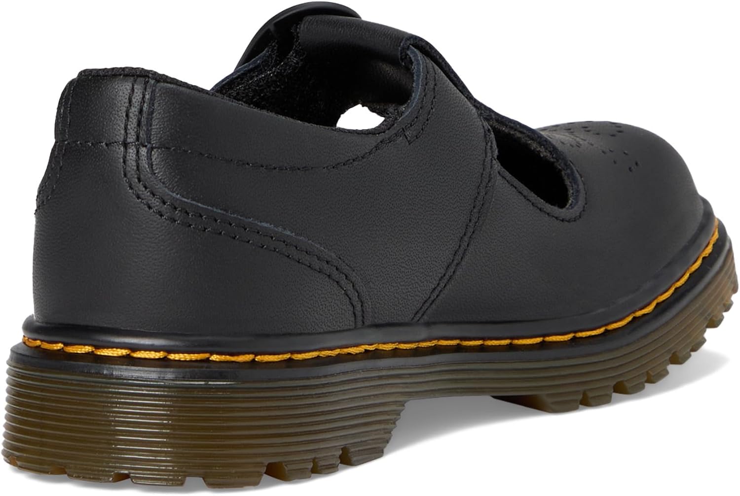 Dr. Martens Unisex Kids Polley II (Little Kid/Big Kid) Black 4 Medium - Image 6