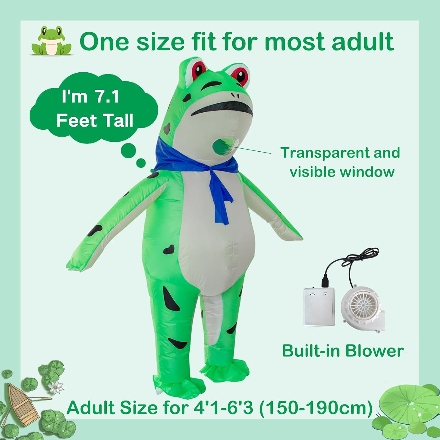 Stegosaurus Inflatable Costume Adult Frog Halloween Cute Animal Costumes Funny Blow Up Suit for Men Women Cosplay Party - Image 3