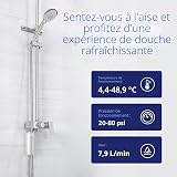 Philips Water in-Line Shower Filter and 1 Replacement Cartridge, 50 000 L Filtration Capacity, White, Reduces Chlorine by up to 99%, Easy to Install, fits All Standard Hoses and taps - 7