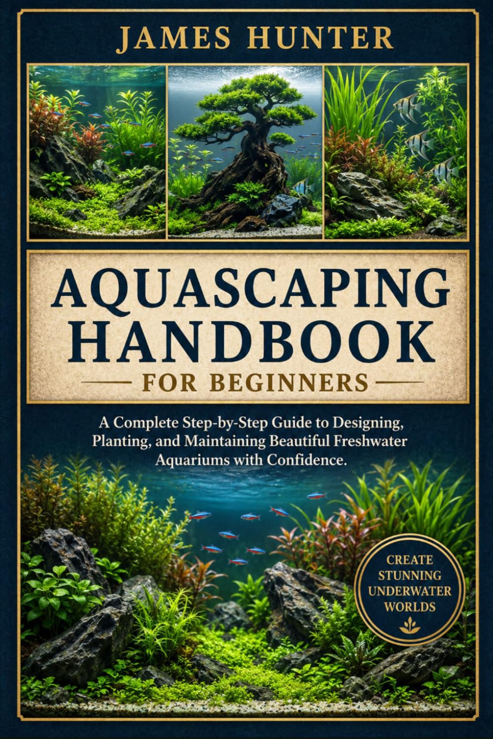 AQUASCAPING HANDBOOK FOR BEGINNERS: A Complete Step-by-Step Guide to Designing, Planting, and Maintaining Beautiful Freshwater Aquariums with Confidence.
