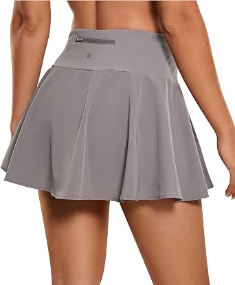 CRZ YOGA Falda de Tenis Plisada de Secado rápido para Mujer Sport Golf