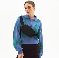 Vista 92 de Riñonera cruzada para mujeres y hombres, bolsa para cinturón para senderismo con correa ajustable, riñonera para correr, entrenamiento, deportes