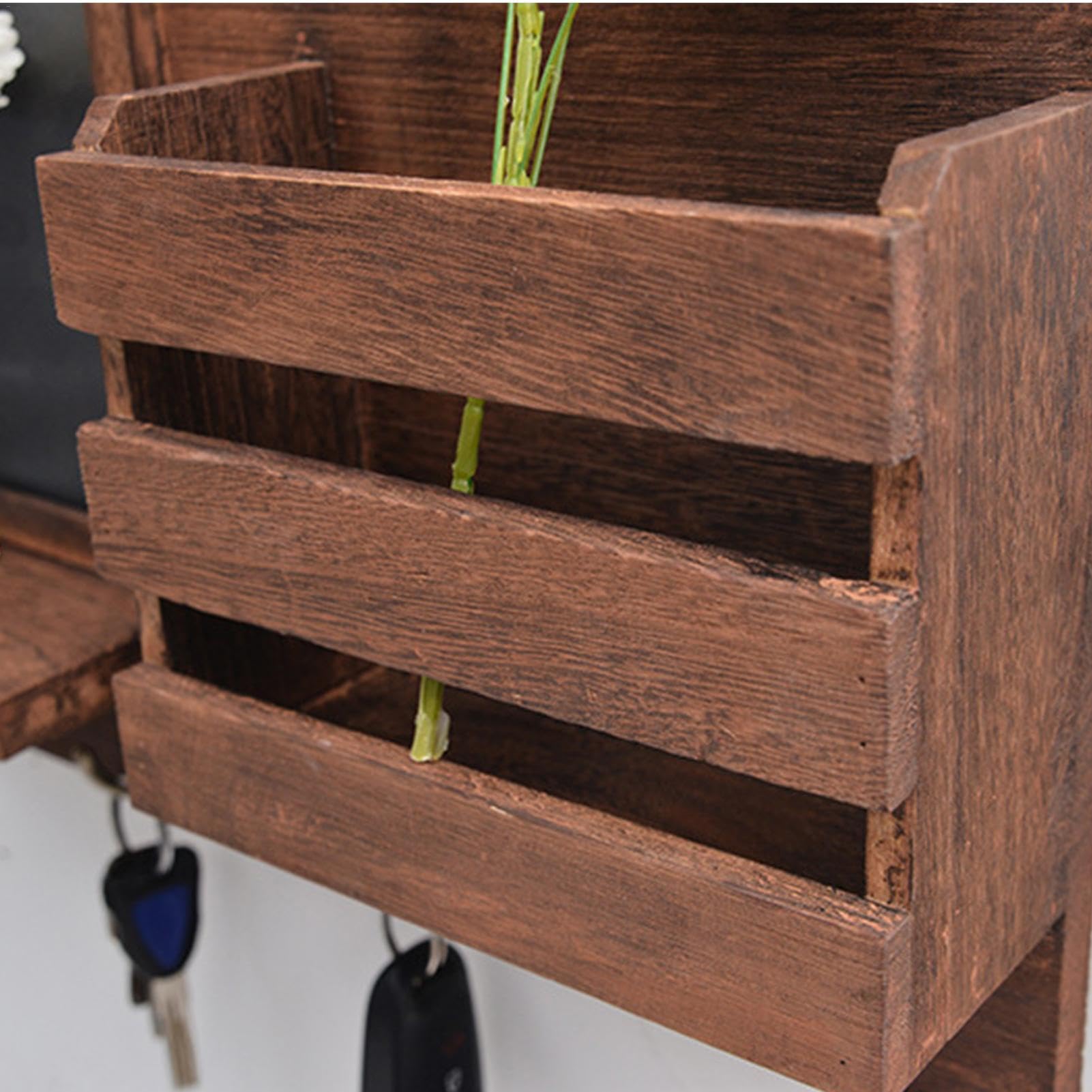 Stojak na klucze w stylu vintage, stylowy organizer na klucze, do montażu na ścianie, prosty organizer do domu, elegancki stojak na klucze, aby utrzymać swoje klucze i dostępność