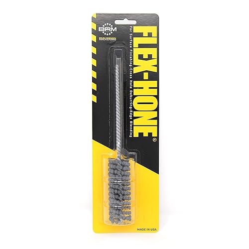 Miniatura 70 de Brush Research pulidor cilíndrico FLEX-HONE, serie BD, abrasivo de carburo de silicio, 1