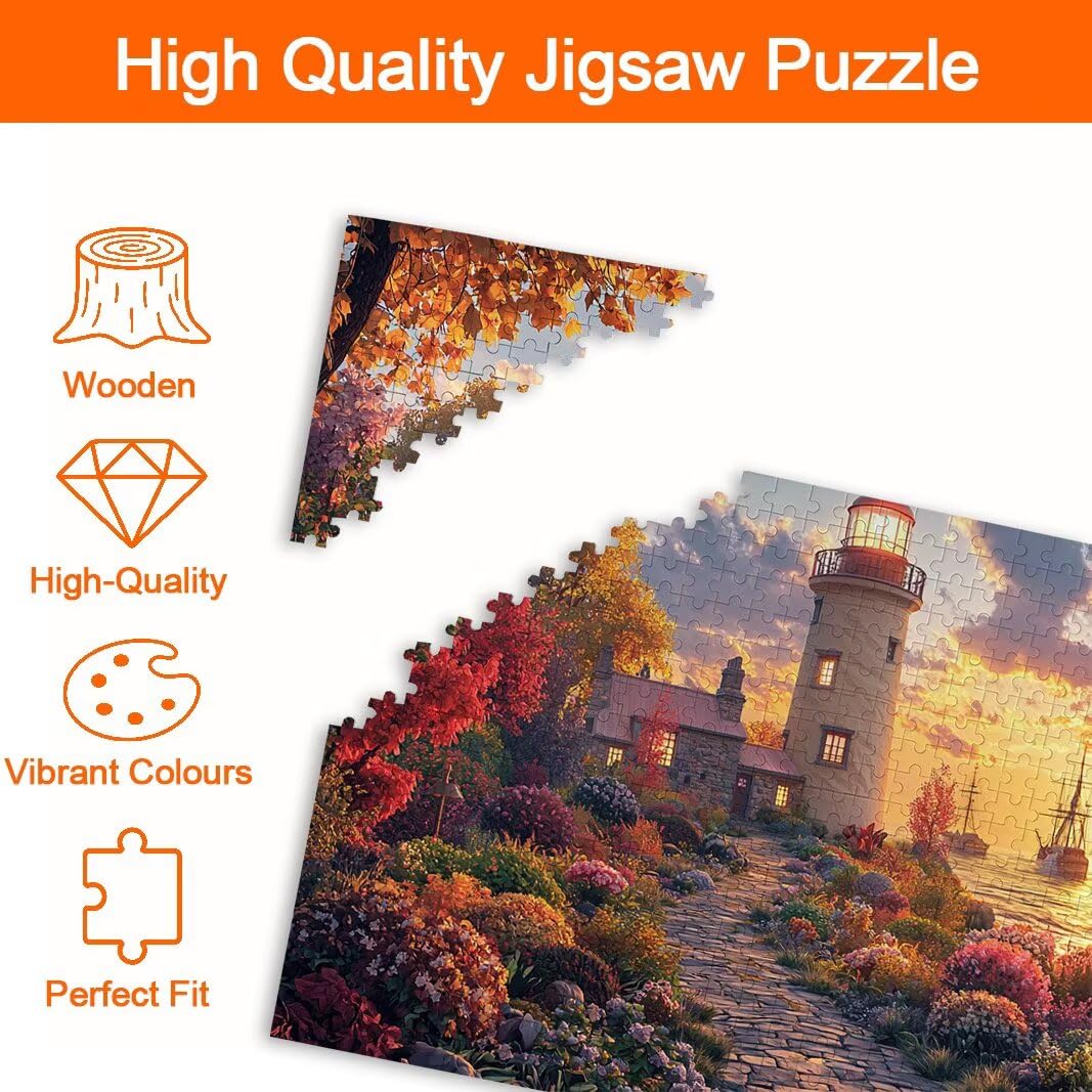 Puzzle 5000 Pieces Puzzle Latarnia morska Puzzle Dla Dorosłych Prezent