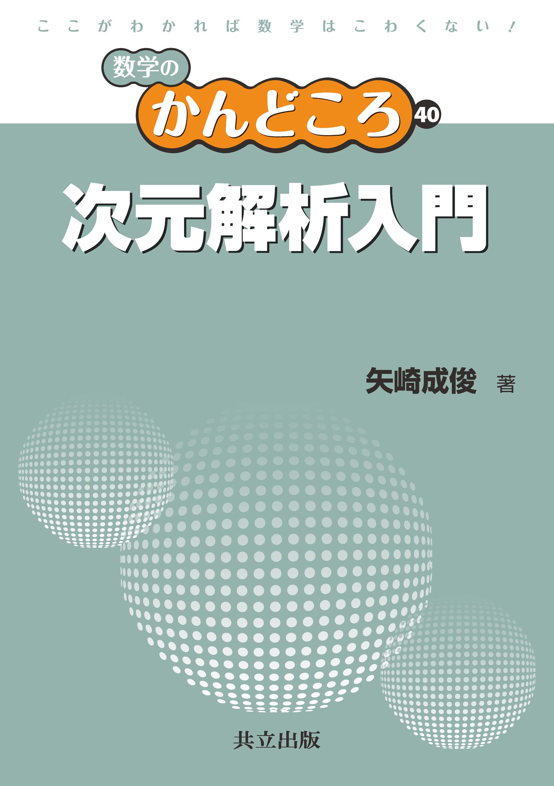 Amazon.co.jp: 次元解析入門 (数学のかんどころ 40) : 矢崎 成俊: 本