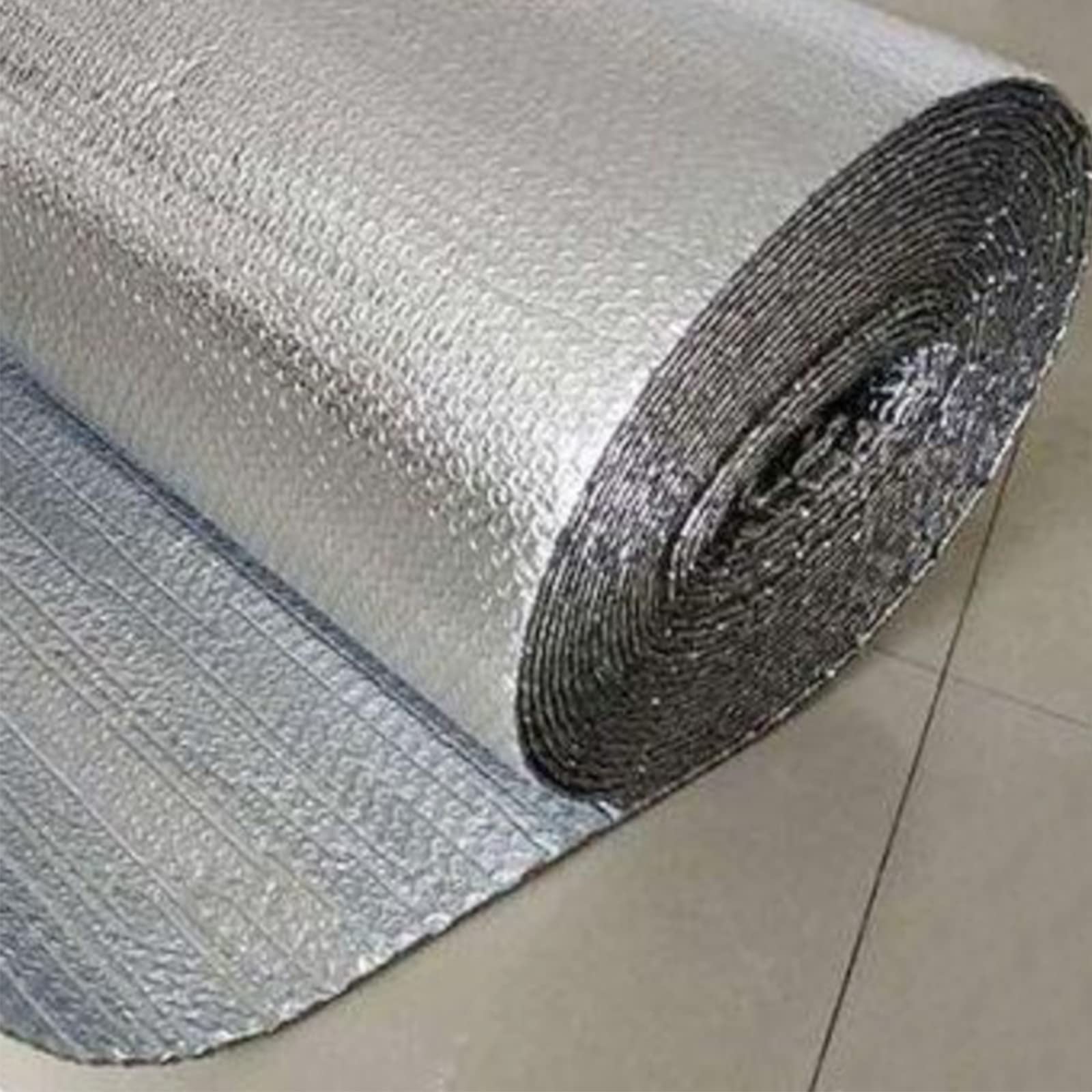 rotolo isolante, Barriera radiante in schiuma riflettente for isolamento termico e acustico, diverse dimensioni(5mm(thk),1*2M(2m²))