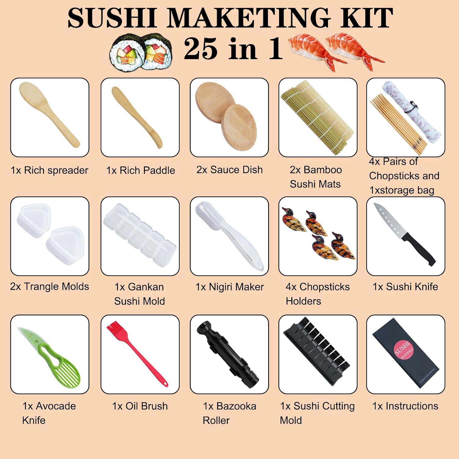 Zestaw do przygotowywania sushi