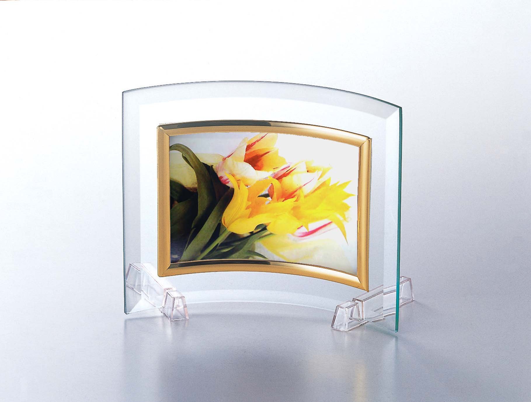 Amazon.co.jp: クリスタル湾曲フォトフレーム(L版サイズ) : ホーム