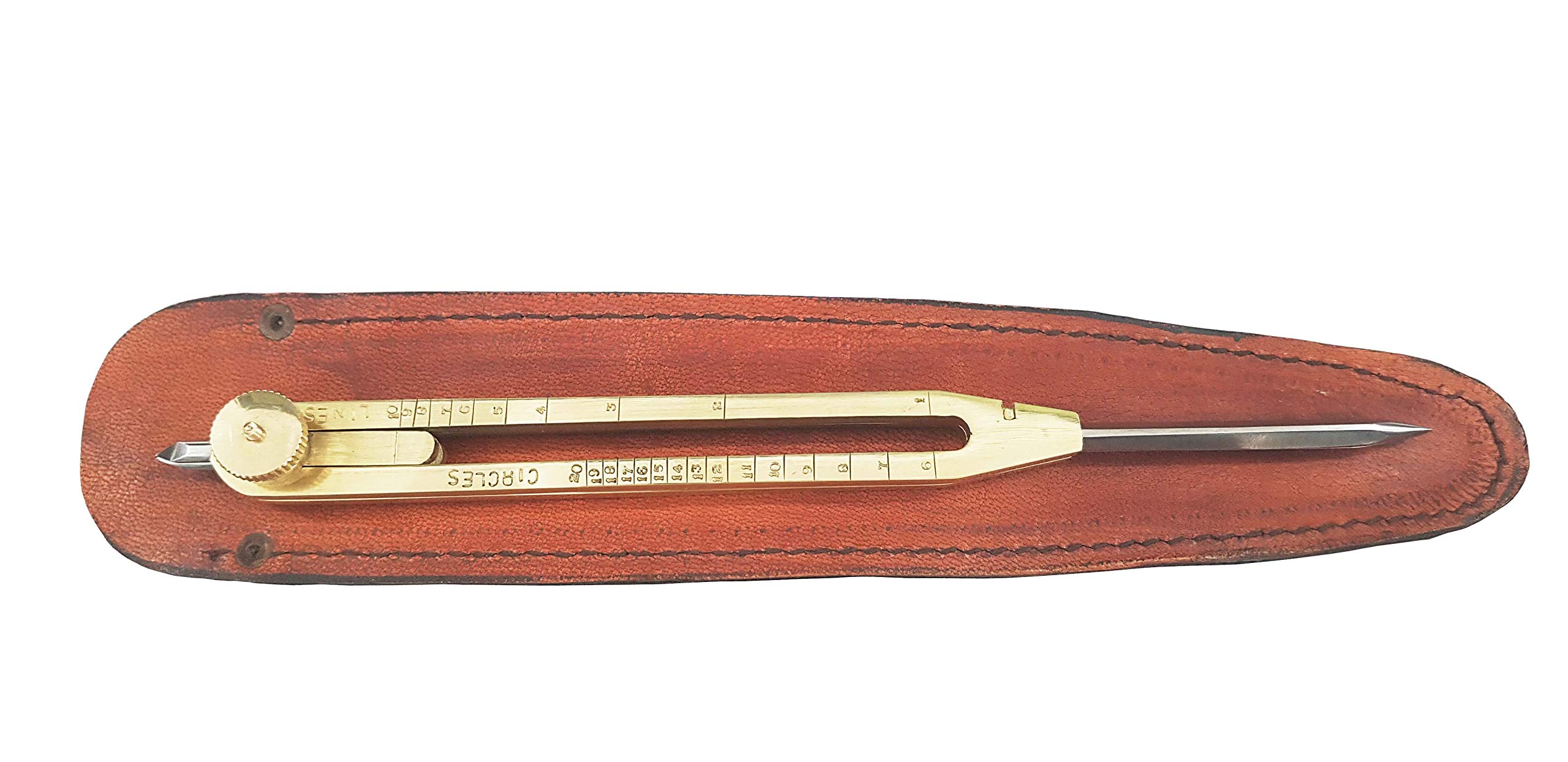 Proportional Artist Interleaving Ladder Professional Drawing Tool 22.9 cm long Brass with Heavy Duty Steel Point