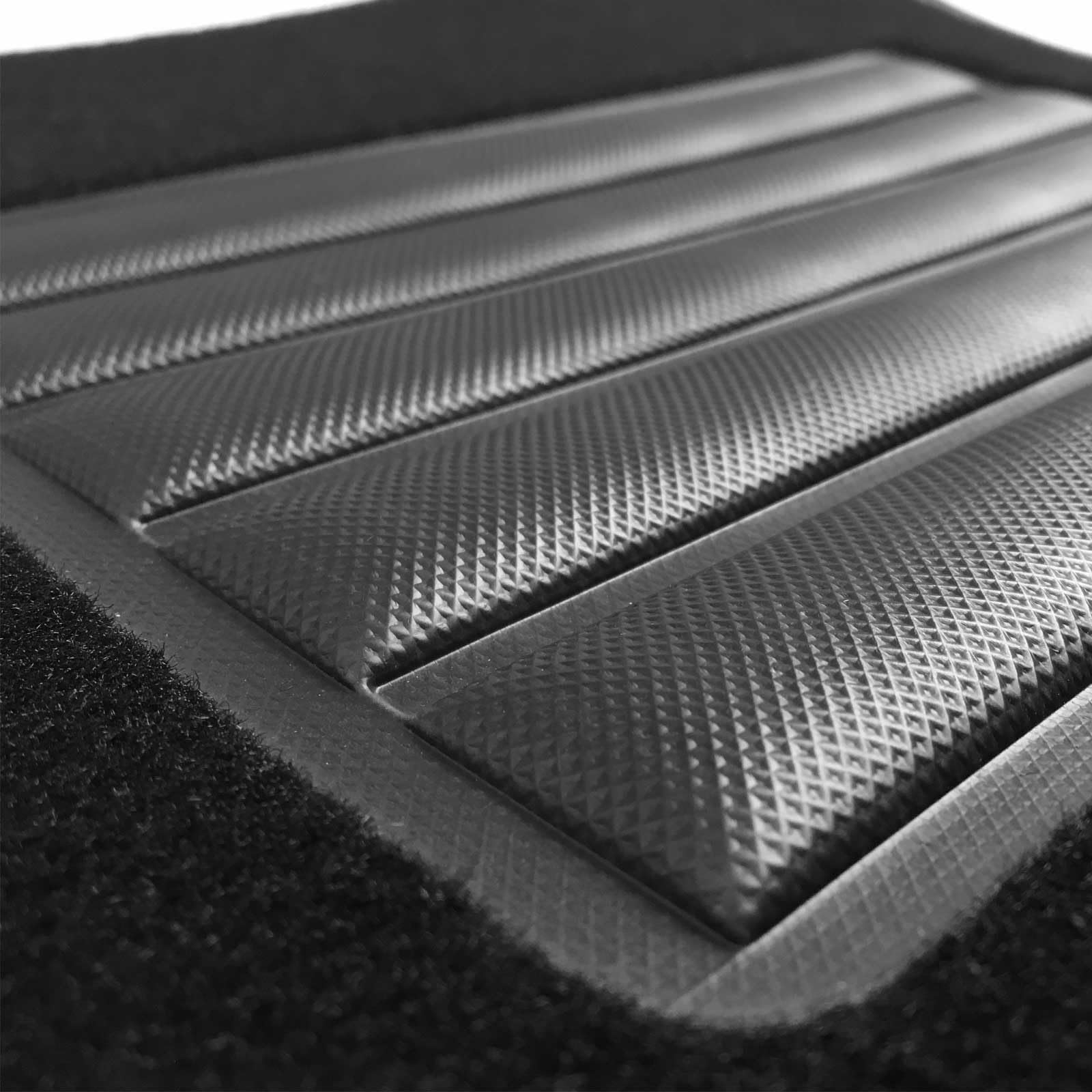 Tappetini Auto Peugeot 207CC 2006-2012 Velluto Nero Facili da Pulire