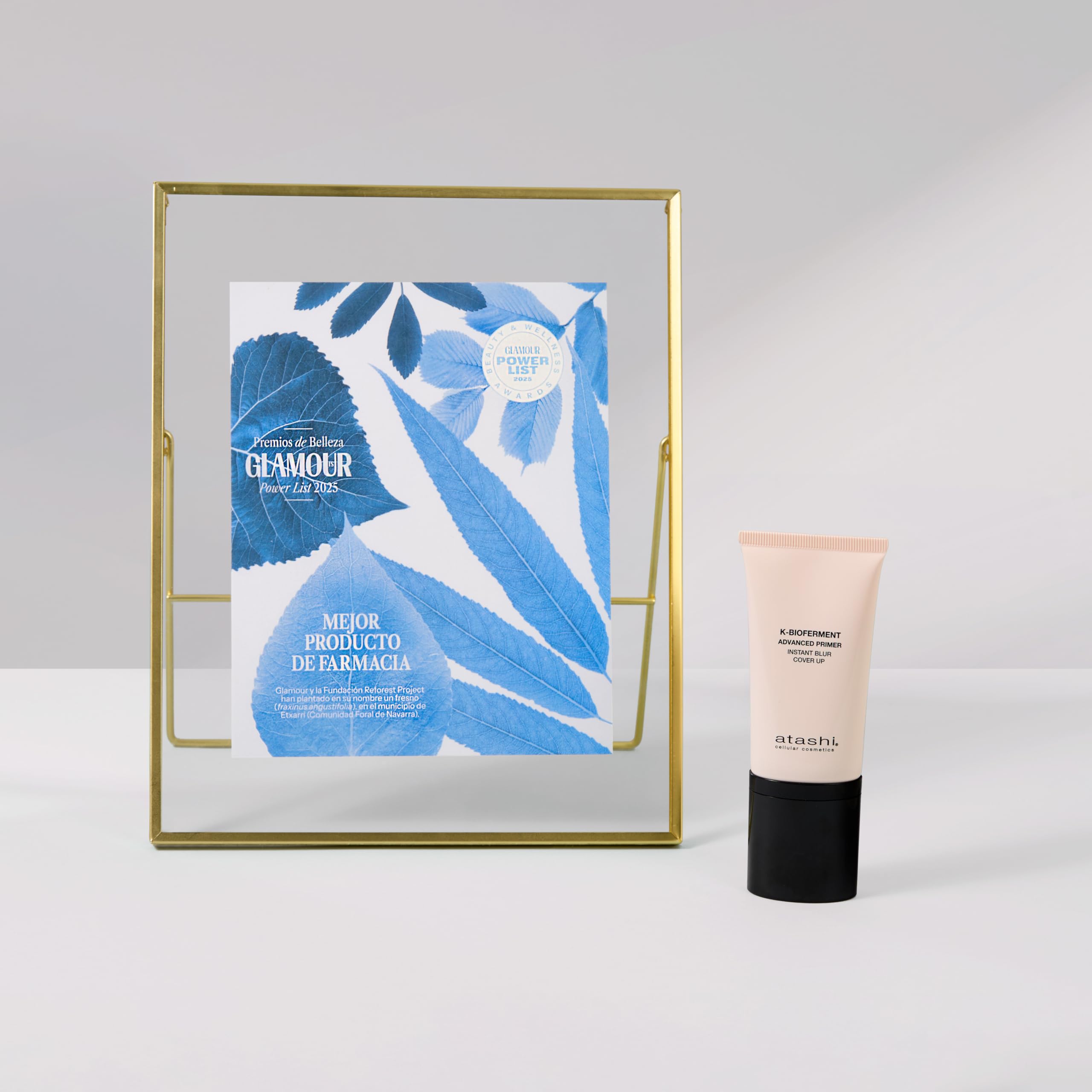 Atashi K-Bioferment Instant Blur | Advanced Primer Facial Antiedad | Piel Suave y Sedosa. Piel Joven al Instante | Cobertura Luxe | 50 ml