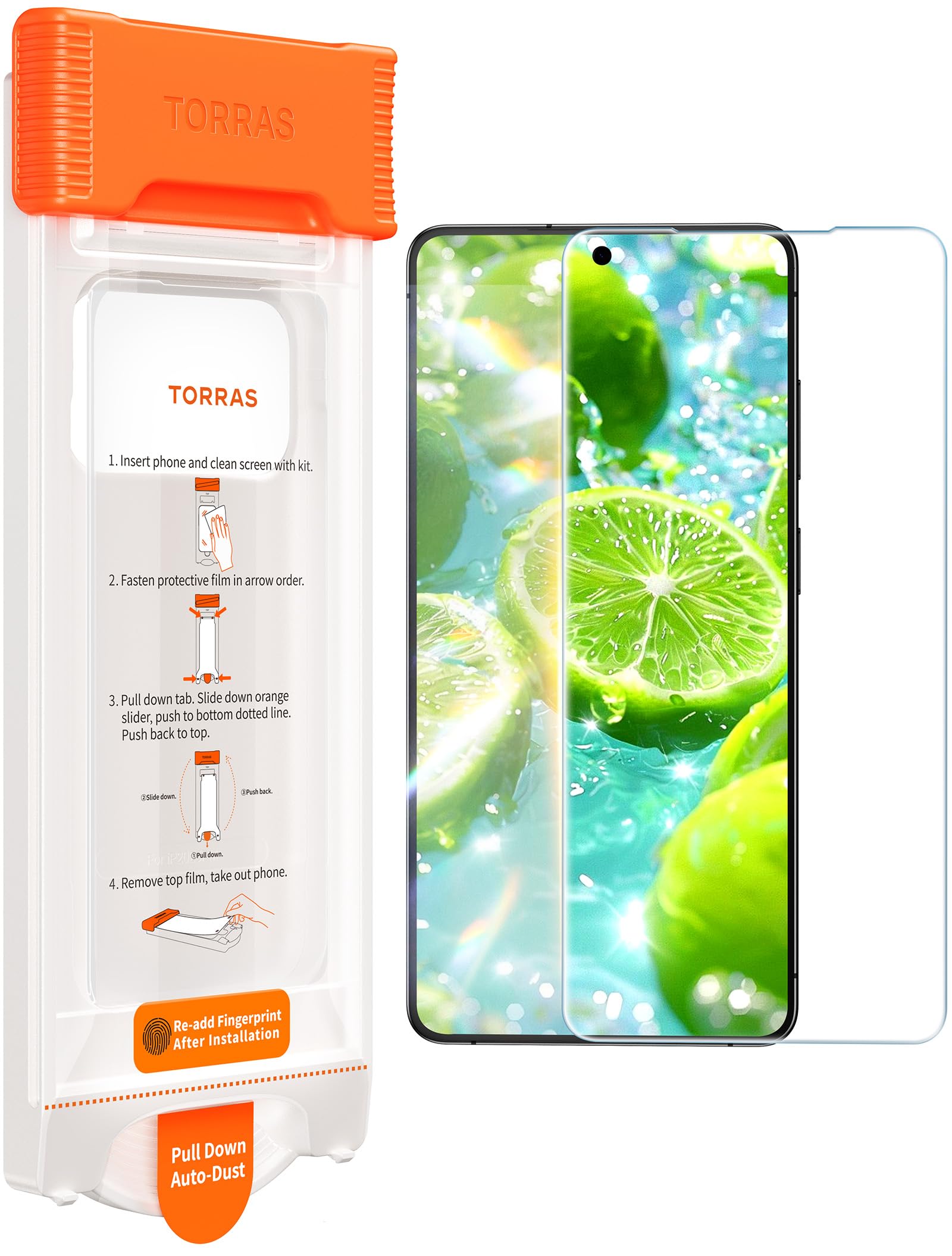TORRAS OrigArmor AR Pellicola Vetroper Samsung Galaxy S26 Ultra, Vetro Temperato [3D visibilità e 100% antiriflesso], Pellicola protettiva standard militare infrangibile