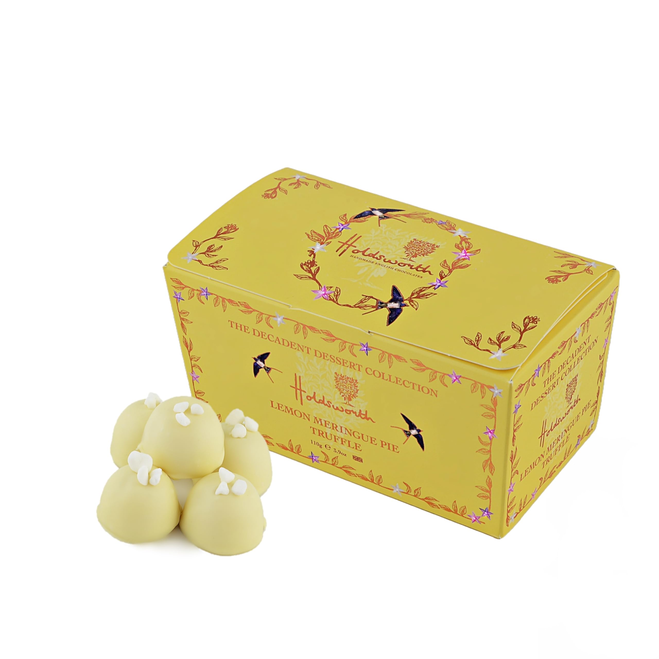 Holdsworth Chocolates - Decadent Dessert - Lemon Merinque Pie Handmade Truffles - 110g
