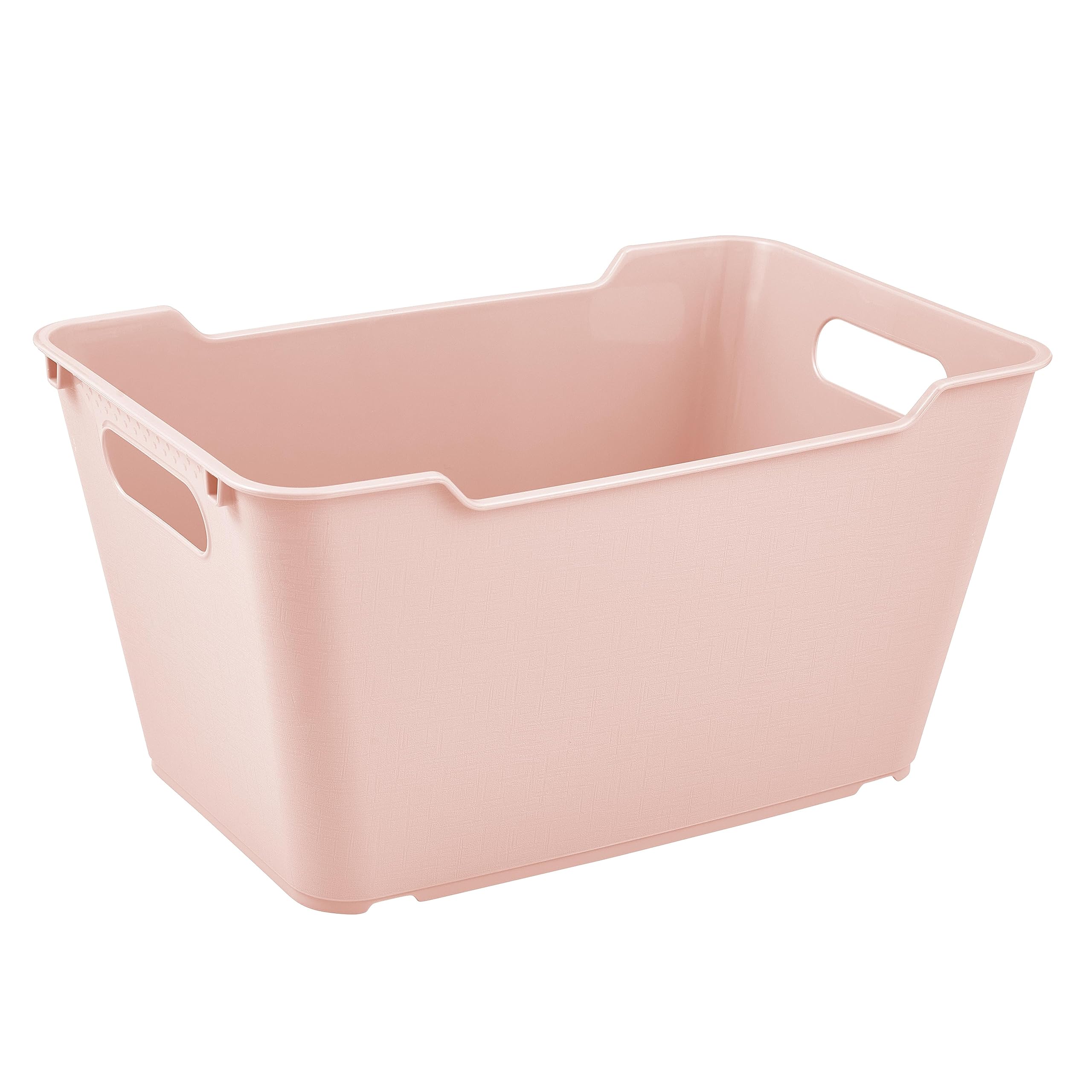 keeeper Contenitore con Superficie Strutturata in Rilievo, 6 L, Lotta, Nordic Pink (Rosa)